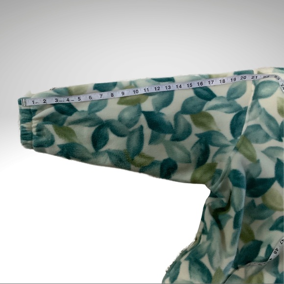 Alfred Dunner Zip Front 1980s style Polar Fleece Jacket Petite Large - Picture 10 of 15